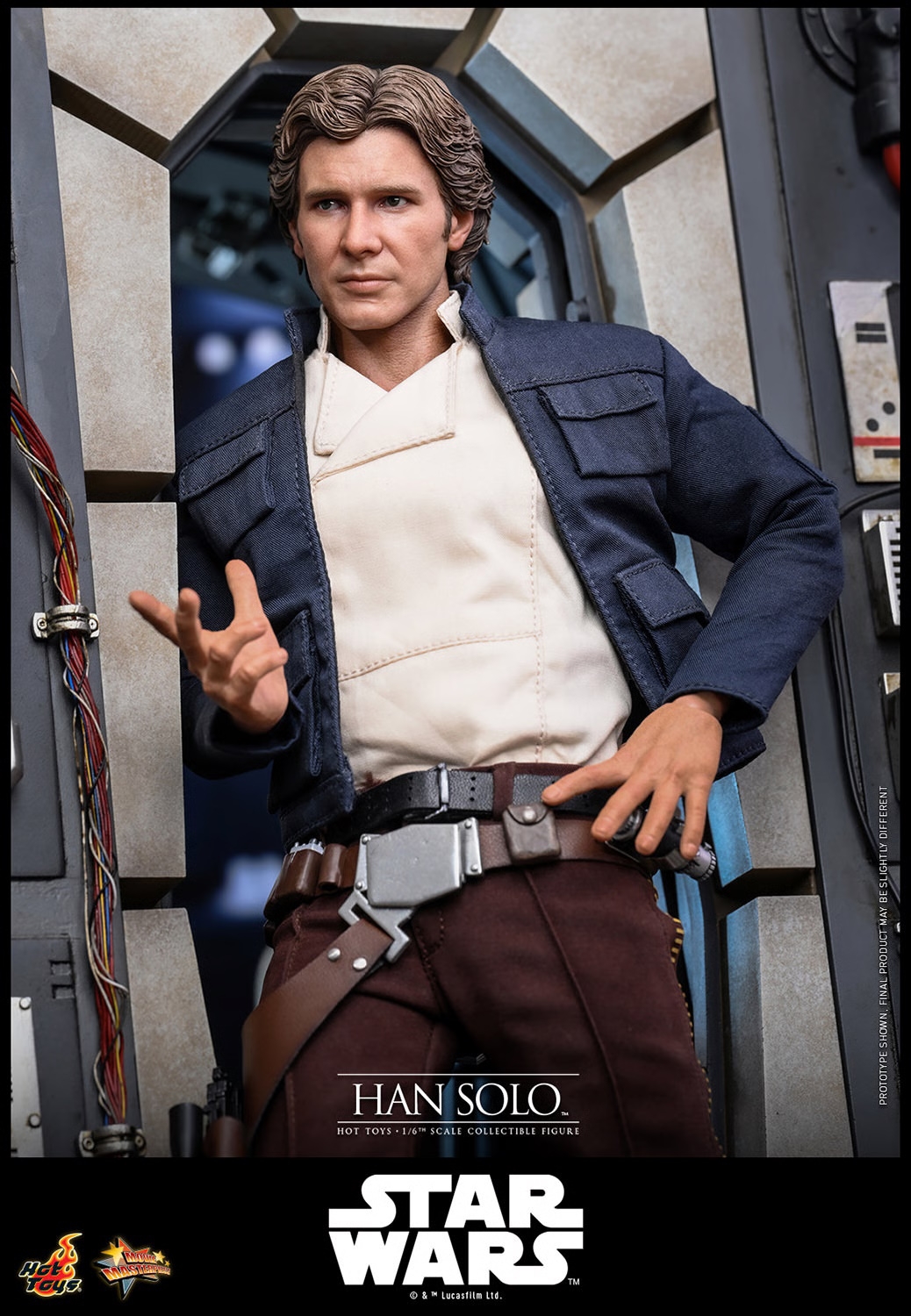 Han Solo by Hot Toys - Star Wars Episode V: The Empire Strikes Back 1/6 scale action figure - Reference MMS846