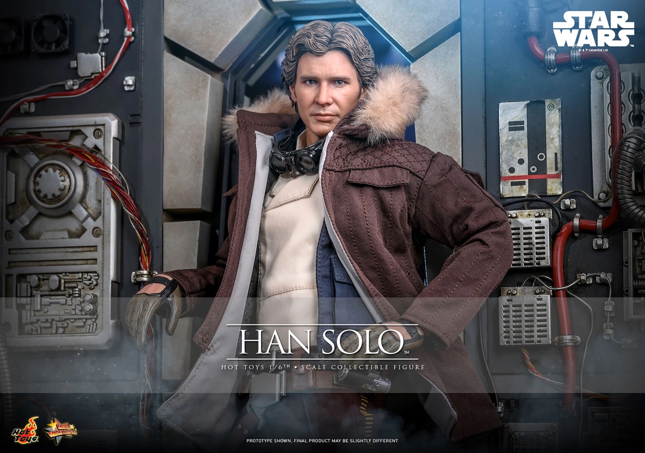 Han Solo par Hot Toys - figurine 1/6 Star Wars Episode V : L'Empire Contre-Attaque de 31 cm - Reference MMS846