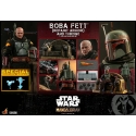 Boba Fett and throne (repaint armor) Hot Toys figure TMS056 (Star Wars The Mandalorian) - special edition