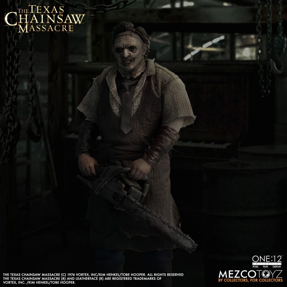 Leatherface by Mezco - Chainsaw Massacre (2003) 1/12 scale action figure
