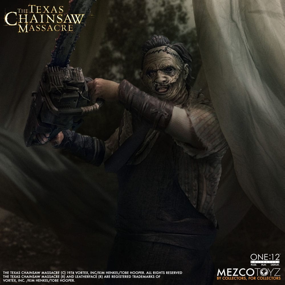 Leatherface by Mezco - Chainsaw Massacre (2003) 1/12 scale action figure