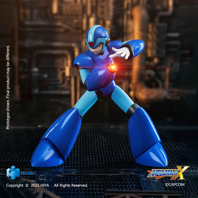 Mega Man X Exquisite Basic Series par Hiya Toys - figurine Mega Man de 15 cm