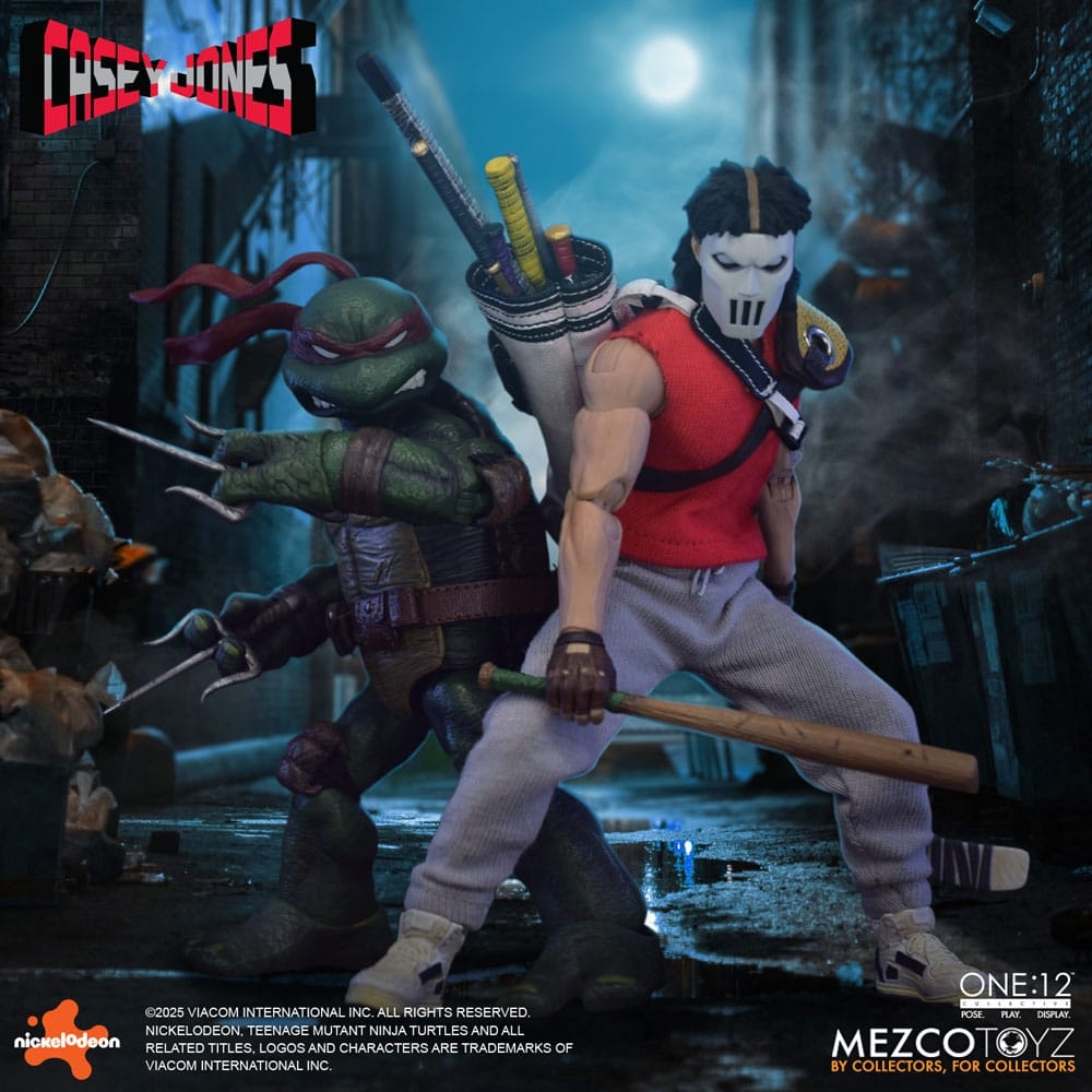 Casey Jones One:12 par Mezco - figurine 1/12 Les Tortues Ninja de 17 cm
