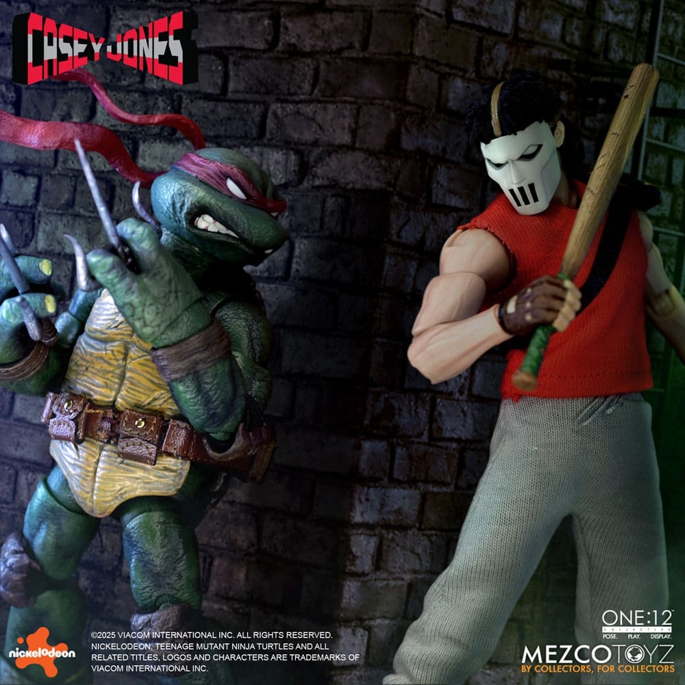 Casey Jones One:12 par Mezco - figurine 1/12 Les Tortues Ninja de 17 cm