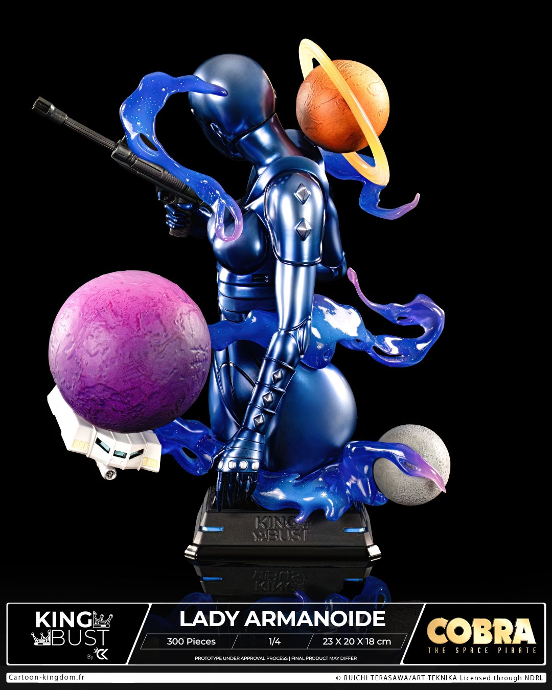 Lady Armanoid King Bust par Cartoon Kingdom - buste 1/4 Cobra de 23 cm