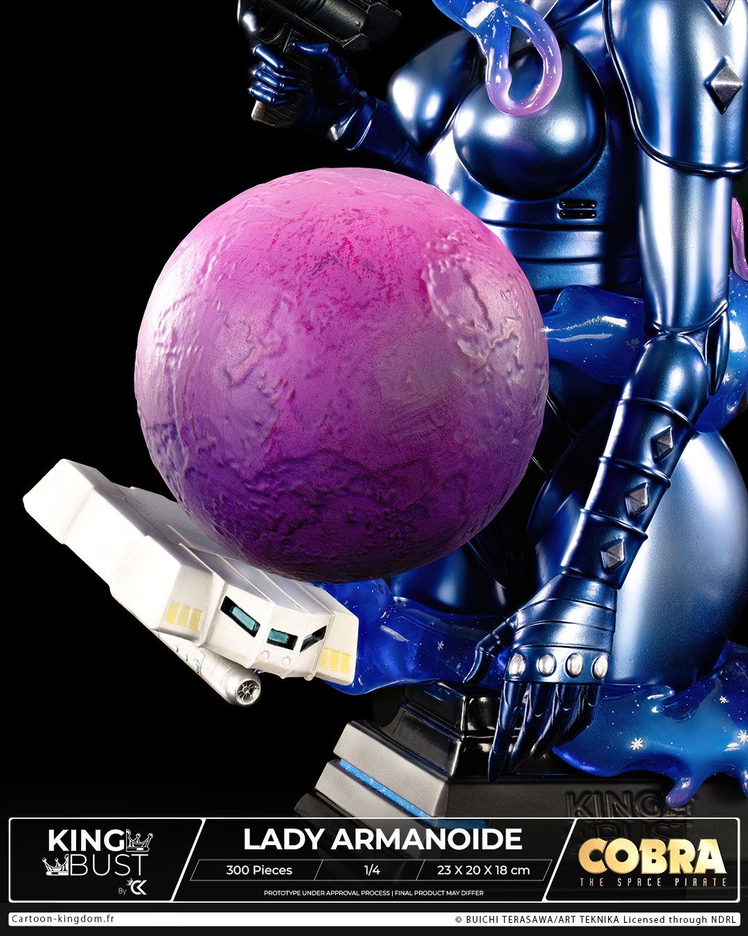 Lady Armanoid King Bust par Cartoon Kingdom - buste 1/4 Cobra de 23 cm