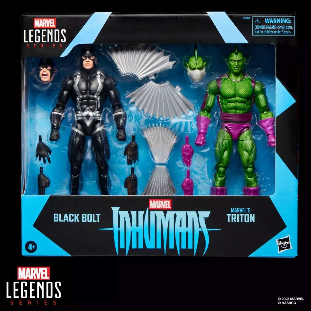 Black Bolt and Triton Marvel Legends by Hasbro - Marvel 15 cm action figure