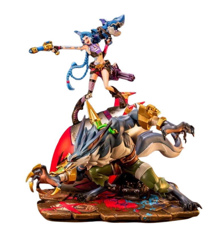 Jinx and Warwick by Pure Arts - 2XKO - League Of Legends 1/10 scale diorama