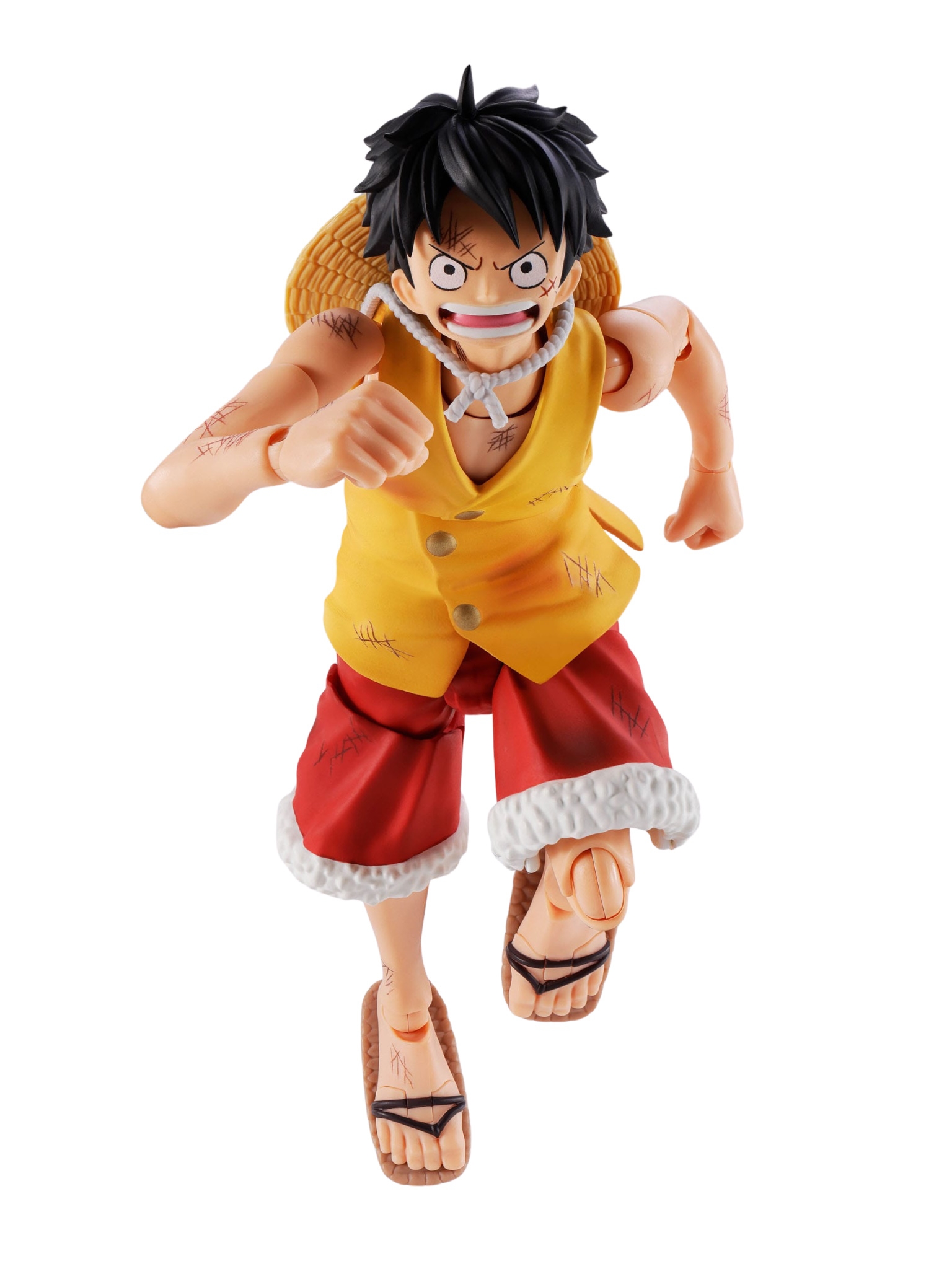 Monkey D Luffy (Marineford) SH Figuarts par Bandai Tamashii Nations - figurine One Piece de 15 cm