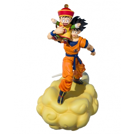 Son Goku et Kid Son Gohan SH Figuarts par Bandai Tamashii Nations - figurines Dragon Ball Z de 14 cm
