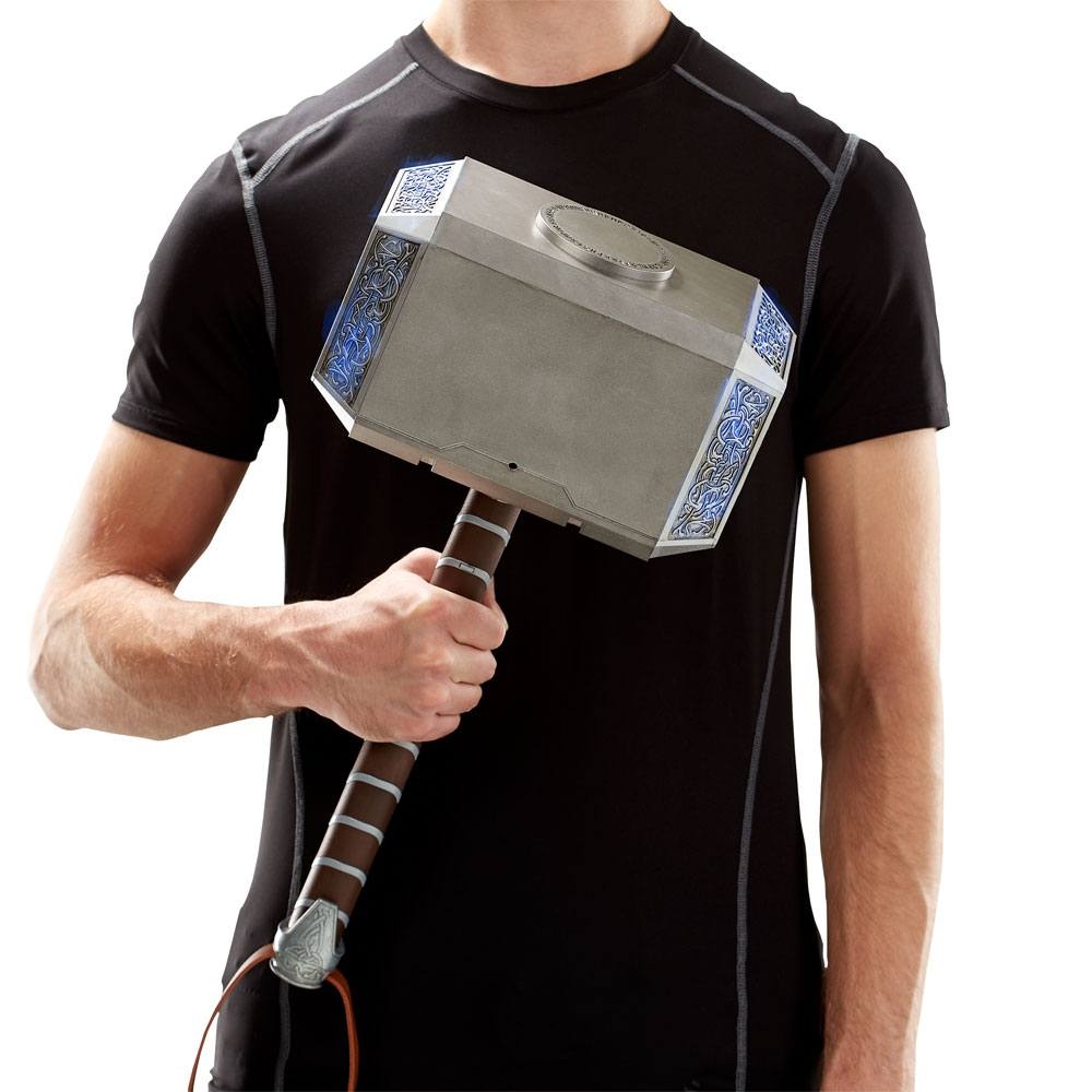 Mjolnir Marvel Legends par Hasbro - réplique 1/1 Marvel de 50 cm