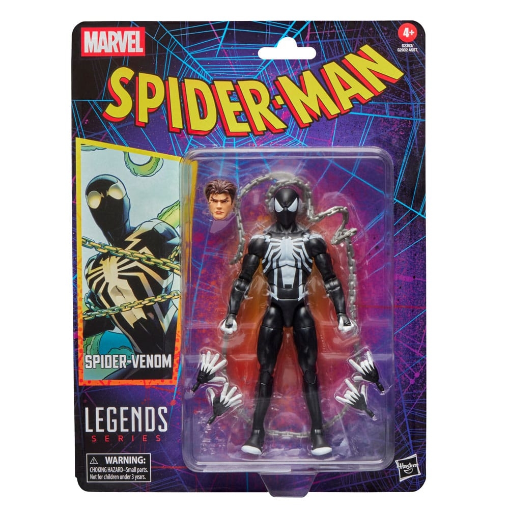 Spider Venom Marvel Legends by Hasbro - Spider-Man 15 cm action figure