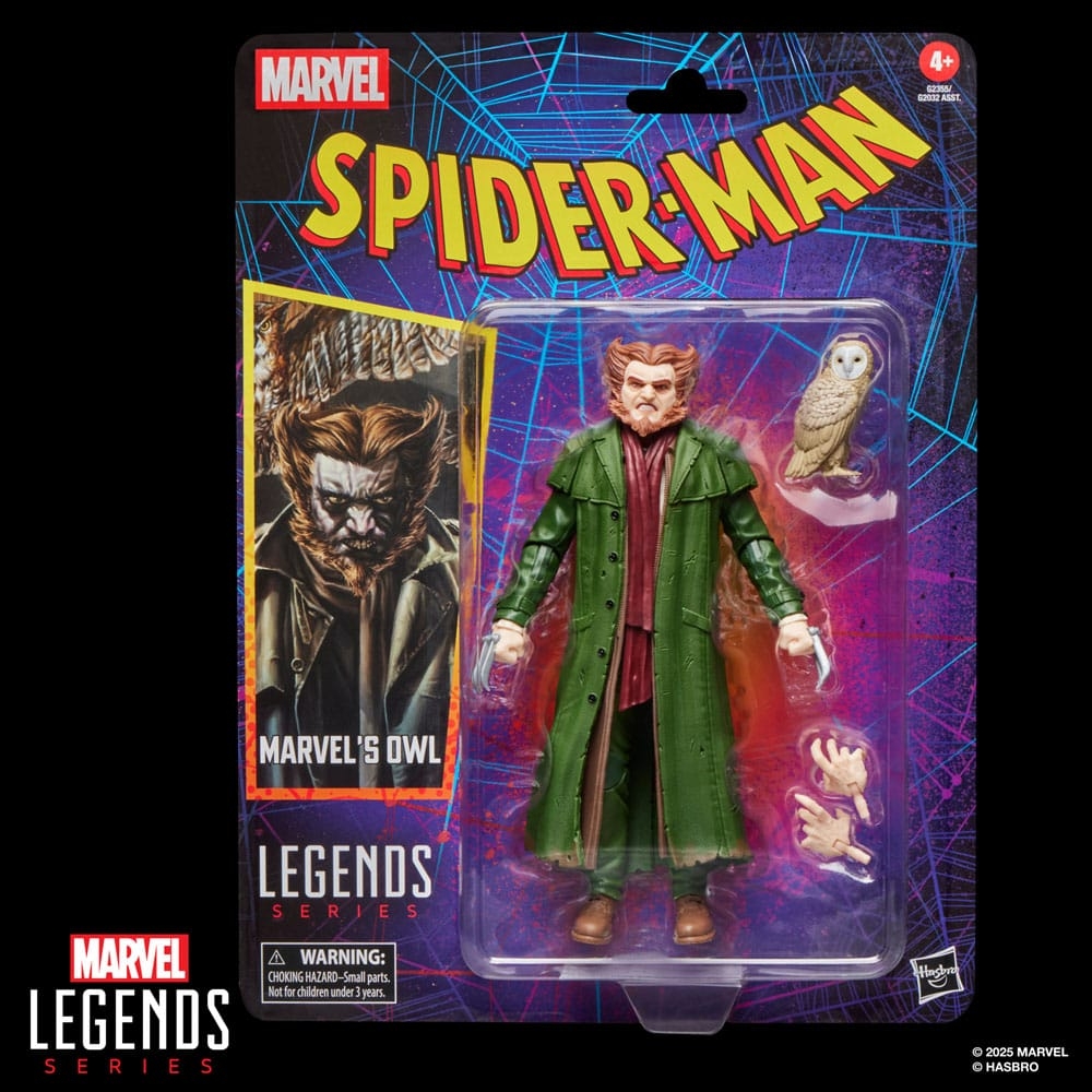 Le Hibou Marvel Legends par Hasbro - figurine Spider-Man de 15 cm