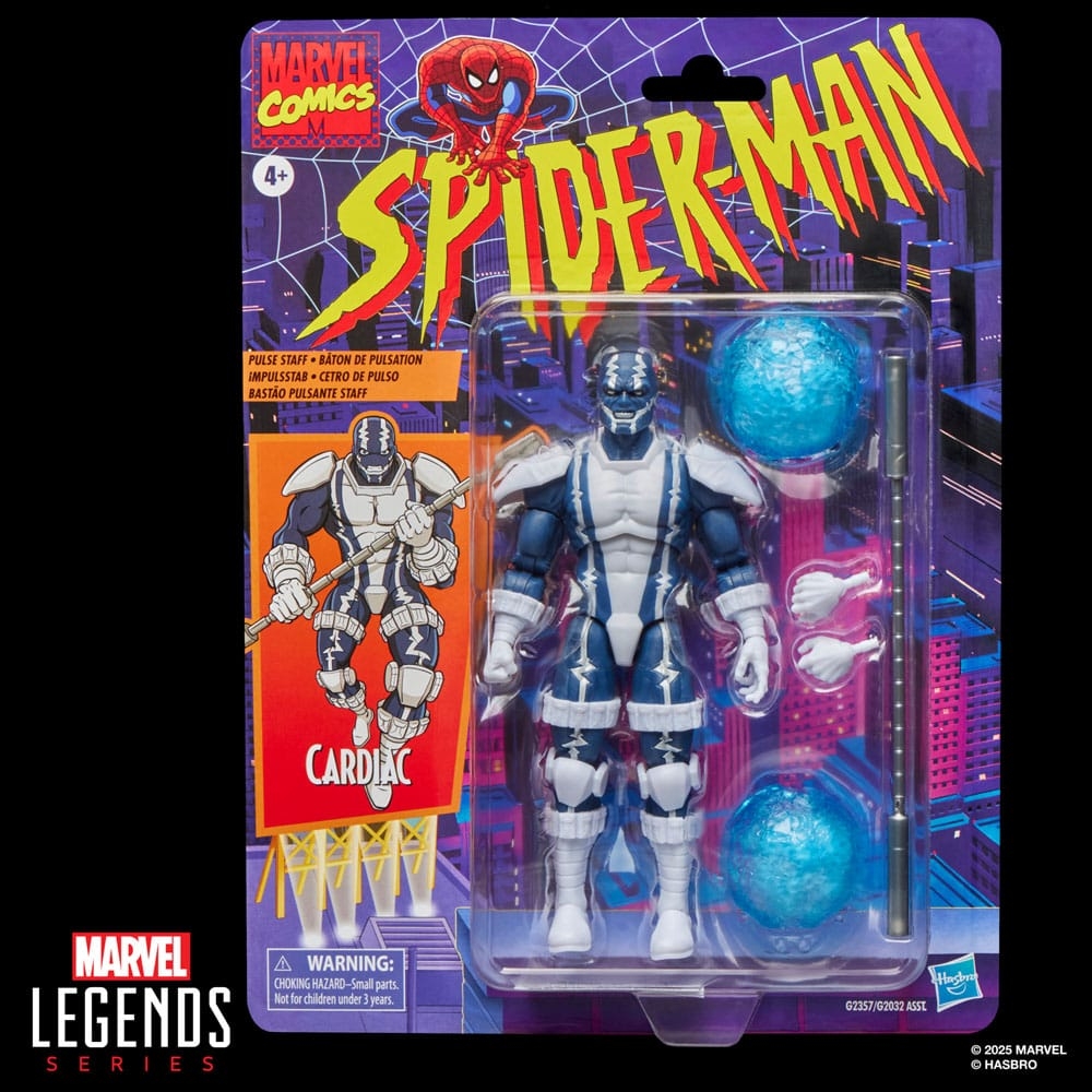 Cardiac Marvel Legends par Hasbro - figurine Spider-Man de 15 cm