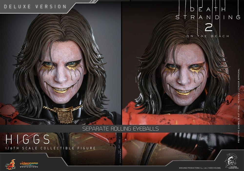 Higgs Deluxe version par Hot Toys - figurine 1/6 Death Stranding 2 : On The Beach de 33 cm - Reference VGM80