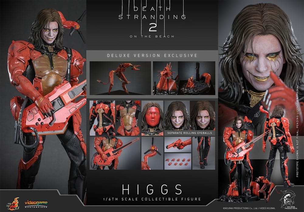 Higgs Deluxe version par Hot Toys - figurine 1/6 Death Stranding 2 : On The Beach de 33 cm - Reference VGM80