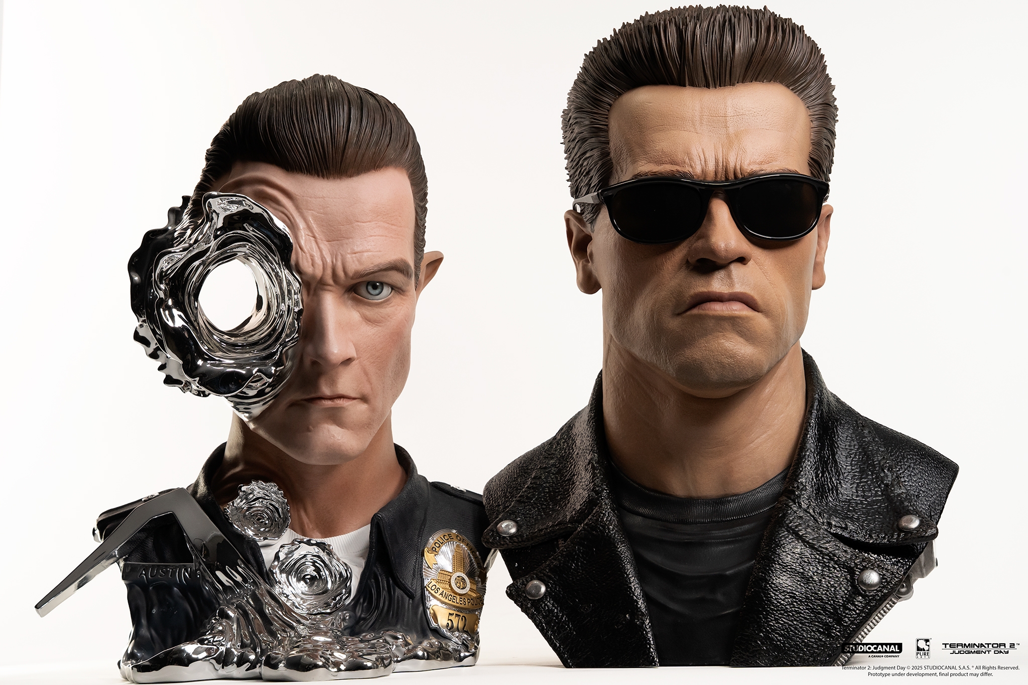 T-800 (Model 101) Art Mask par Pure Arts - buste 1/1 Terminator 2 : Le Jugement Dernier de 47 cm