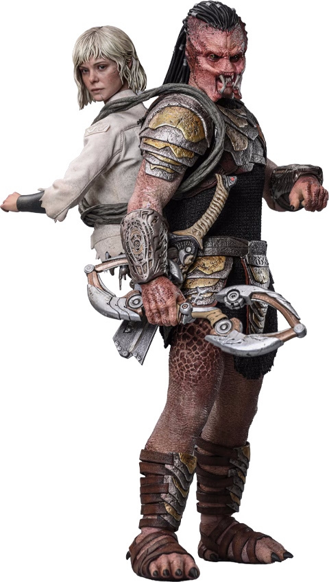 Dek et Thia Collectible Set par Hot Toys - figurines 1/6 Predator : Badlands de 31 cm - Reference MMS850
