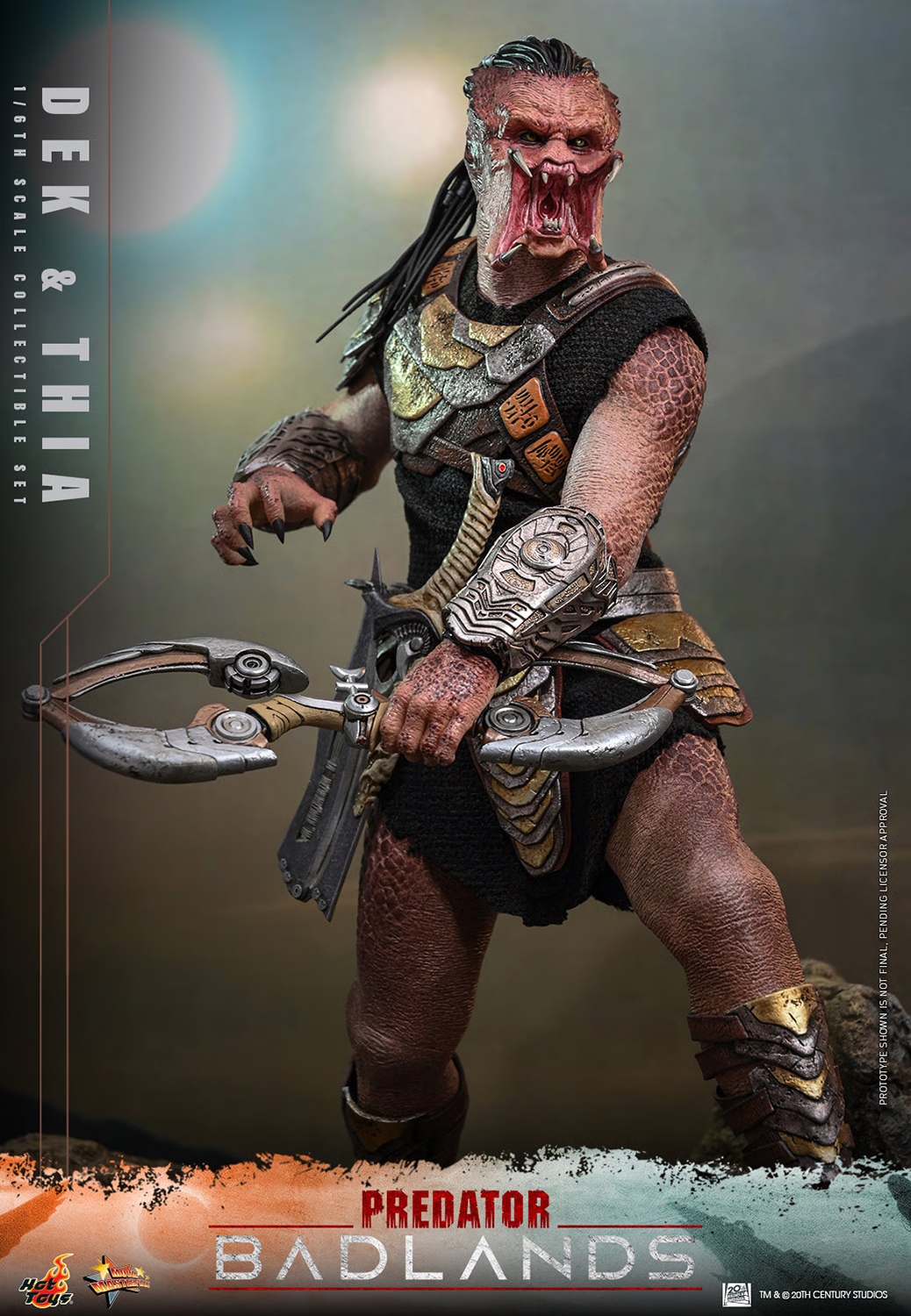 Dek et Thia Collectible Set par Hot Toys - figurines 1/6 Predator : Badlands de 31 cm - Reference MMS850
