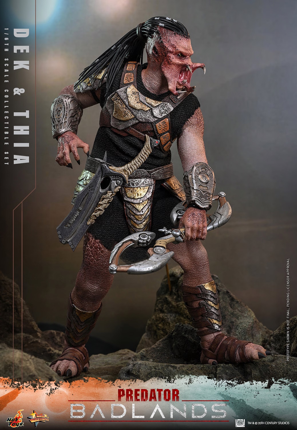 Dek and Thia by Hot Toys Collectible Set version - Predator : Badlands 1/6 scale action figures - Reference MMS850