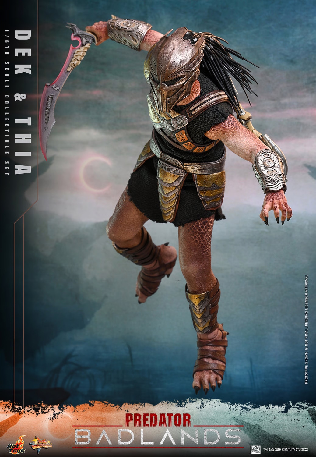Dek et Thia Collectible Set par Hot Toys - figurines 1/6 Predator : Badlands de 31 cm - Reference MMS850