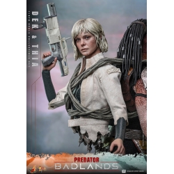Dek and Thia by Hot Toys Collectible Set version - Predator : Badlands 1/6 scale action figures - Reference MMS850