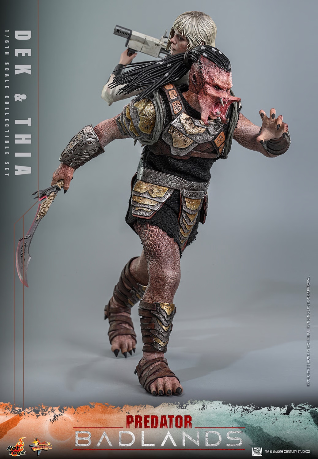 Dek et Thia Collectible Set par Hot Toys - figurines 1/6 Predator : Badlands de 31 cm - Reference MMS850