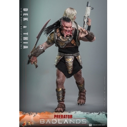 Dek et Thia Collectible Set par Hot Toys - figurines 1/6 Predator : Badlands de 31 cm - Reference MMS850