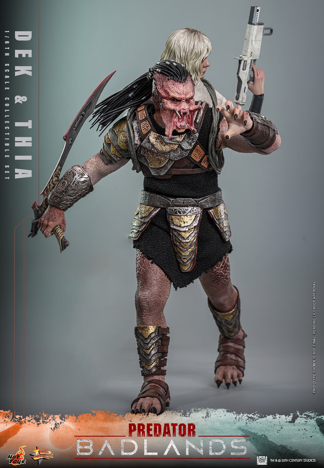Dek et Thia Collectible Set par Hot Toys - figurines 1/6 Predator : Badlands de 31 cm - Reference MMS850