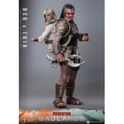 Dek and Thia by Hot Toys Collectible Set version - Predator : Badlands 1/6 scale action figures - Reference MMS850