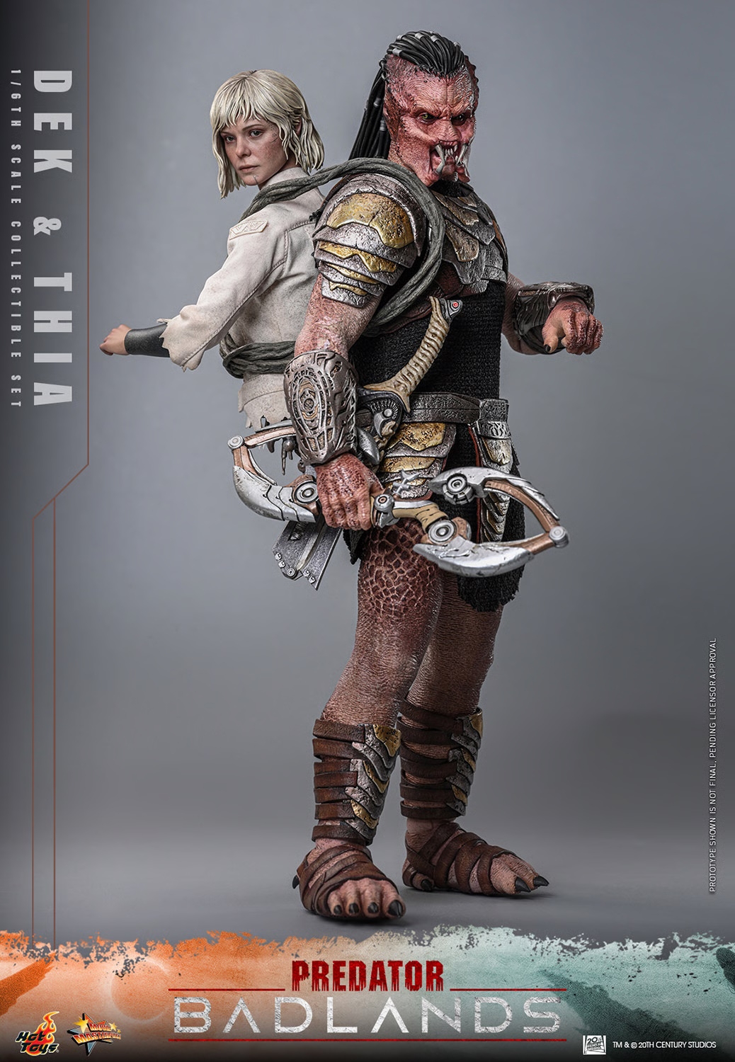 Dek et Thia Collectible Set par Hot Toys - figurines 1/6 Predator : Badlands de 31 cm - Reference MMS850