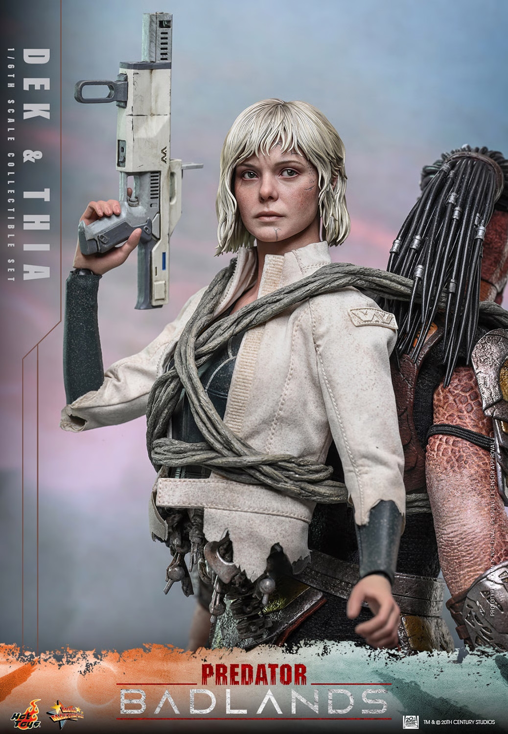 Dek et Thia Collectible Set par Hot Toys - figurines 1/6 Predator : Badlands de 31 cm - Reference MMS850