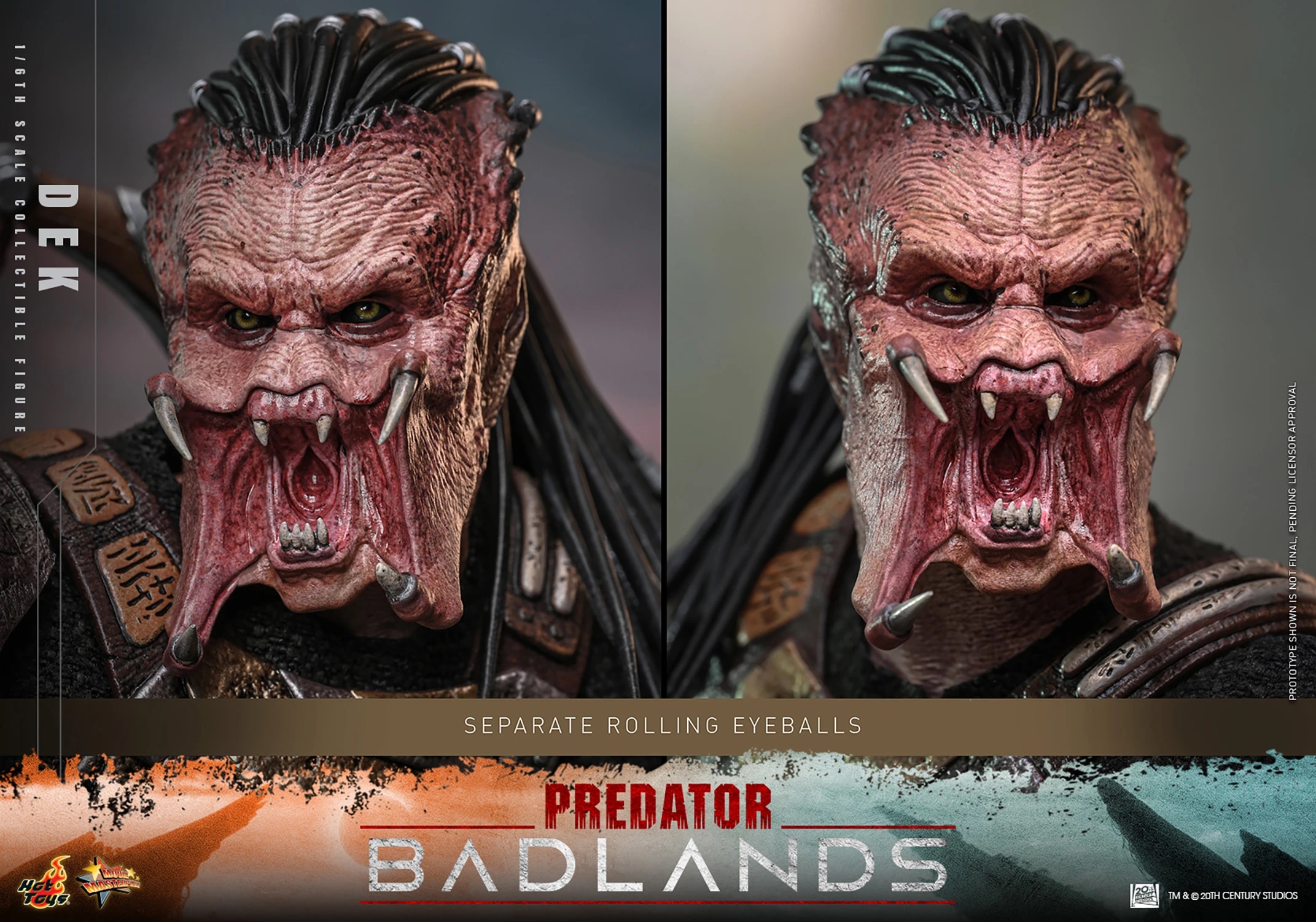 Dek Collector Edition par Hot Toys - figurine 1/6 Predator : Badlands de 31 cm - Reference MMS849