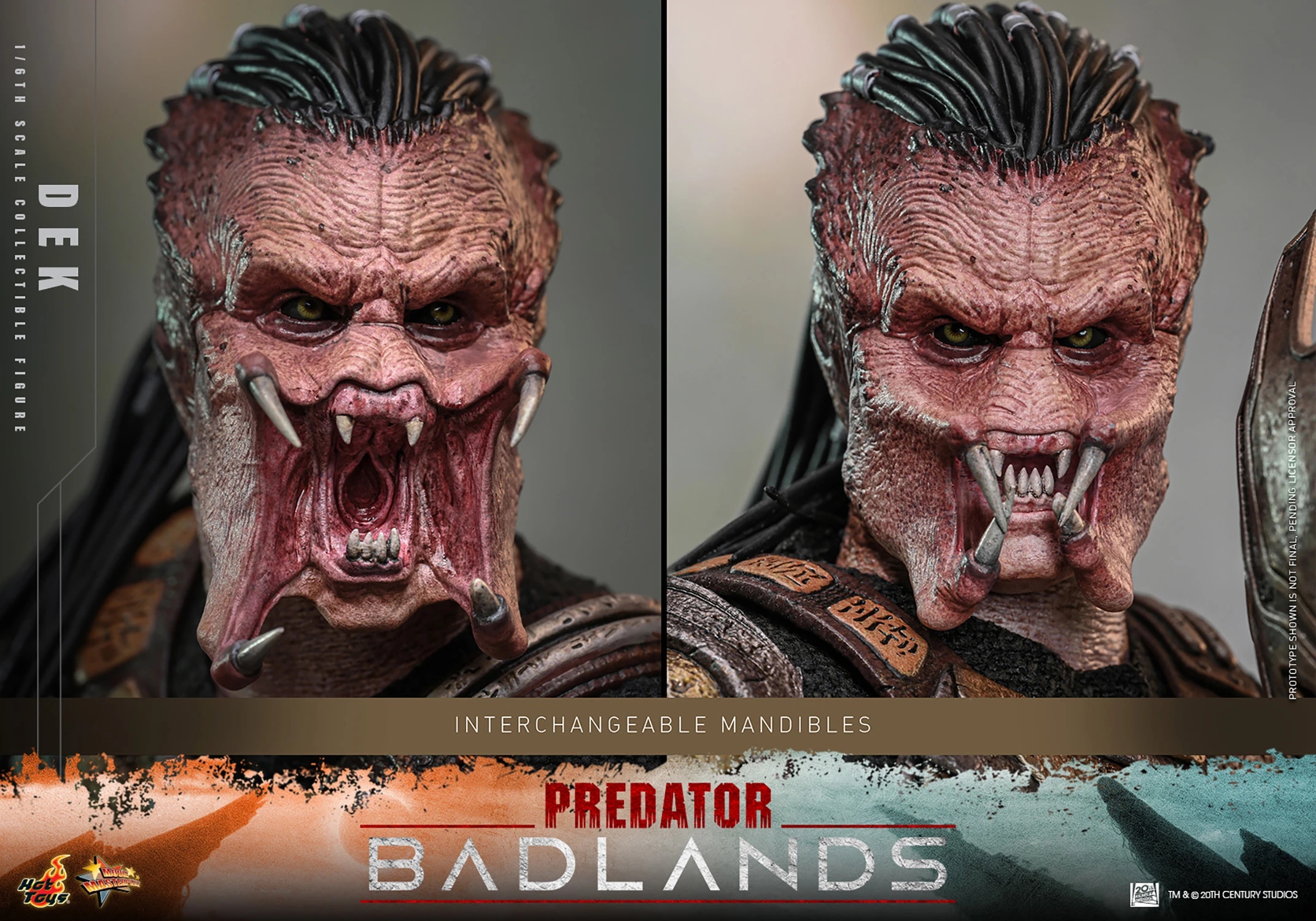 Dek Collector Edition par Hot Toys - figurine 1/6 Predator : Badlands de 31 cm - Reference MMS849