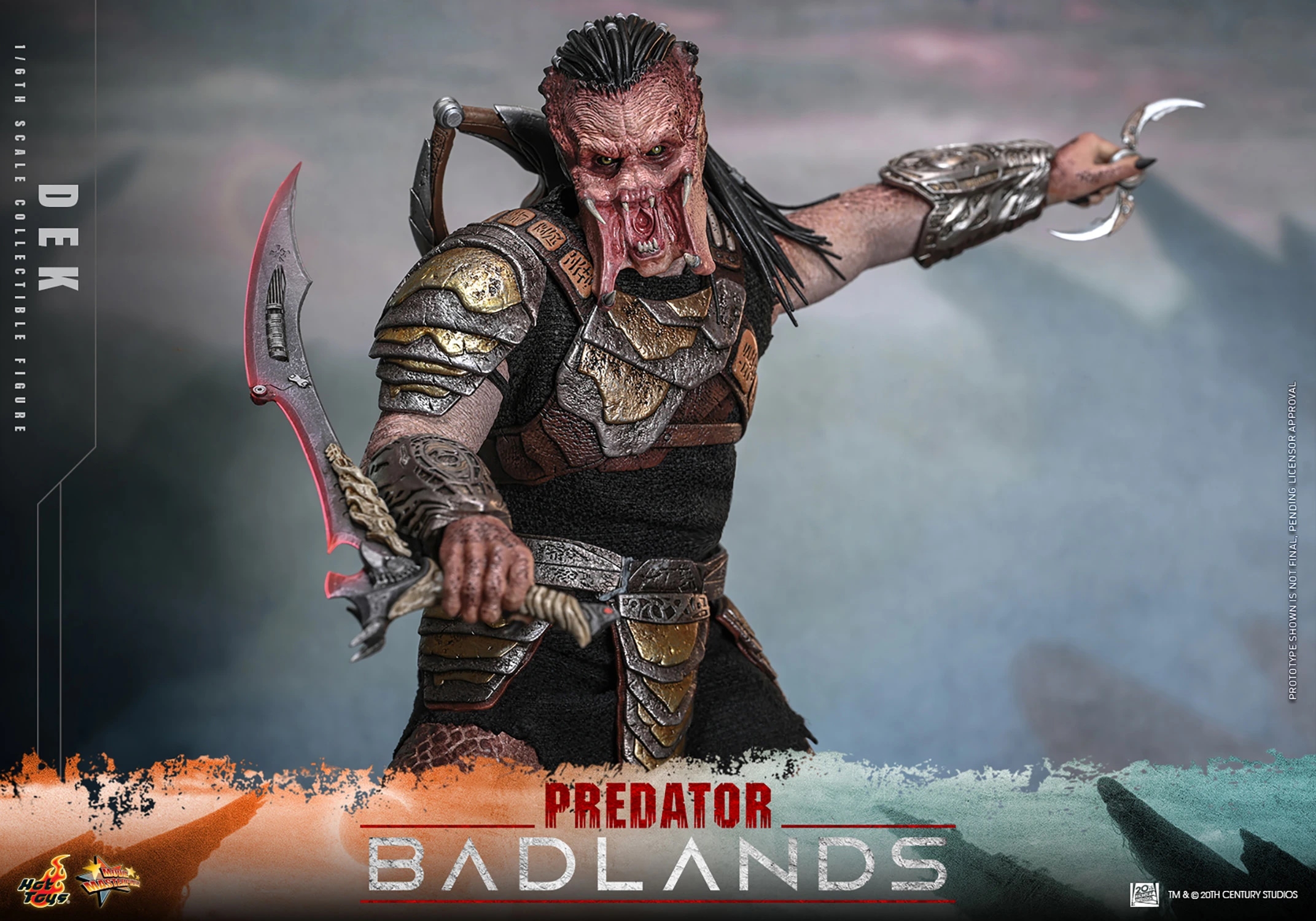 Dek Collector Edition par Hot Toys - figurine 1/6 Predator : Badlands de 31 cm - Reference MMS849
