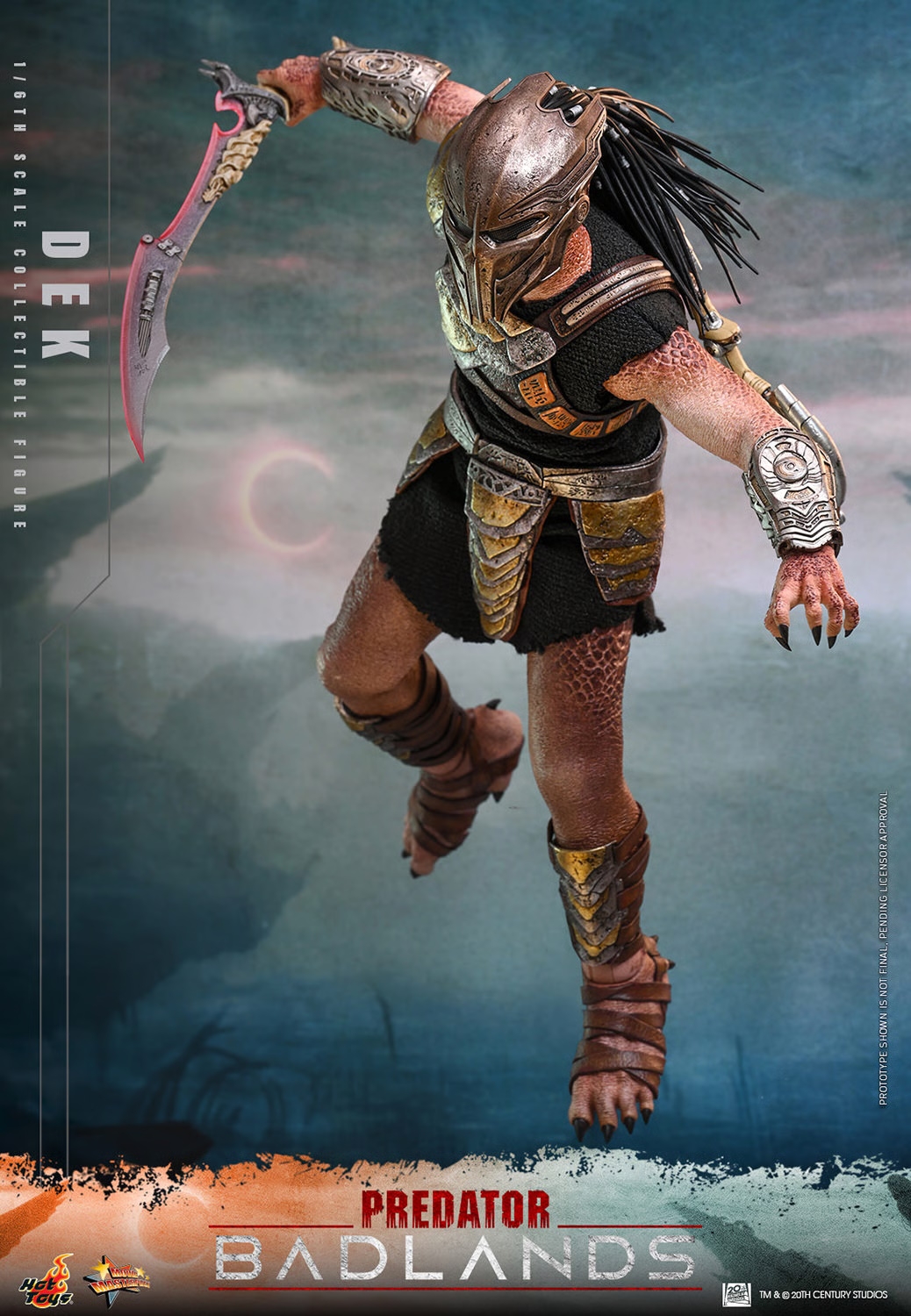 Dek Collector Edition par Hot Toys - figurine 1/6 Predator : Badlands de 31 cm - Reference MMS849