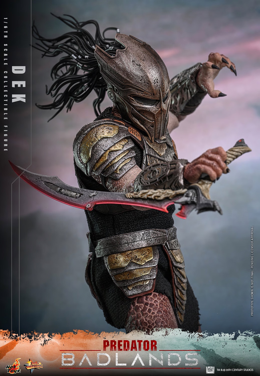 Dek Collector Edition par Hot Toys - figurine 1/6 Predator : Badlands de 31 cm - Reference MMS849