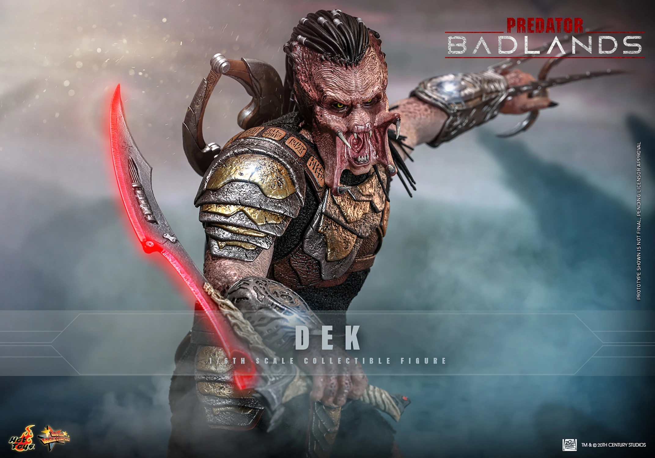 Dek Collector Edition par Hot Toys - figurine 1/6 Predator : Badlands de 31 cm - Reference MMS849