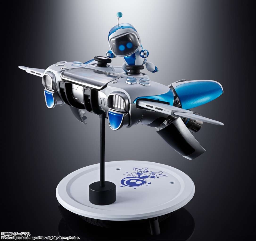 Astro Bot and Dual Speeder Chogokin by Bandai Tamashii Nations - 16 cm action figure