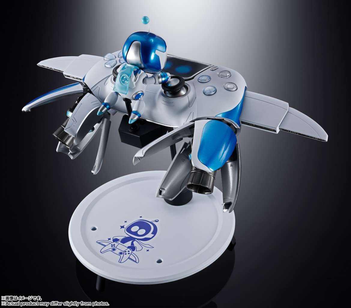 Astro Bot and Dual Speeder Chogokin by Bandai Tamashii Nations - 16 cm action figure