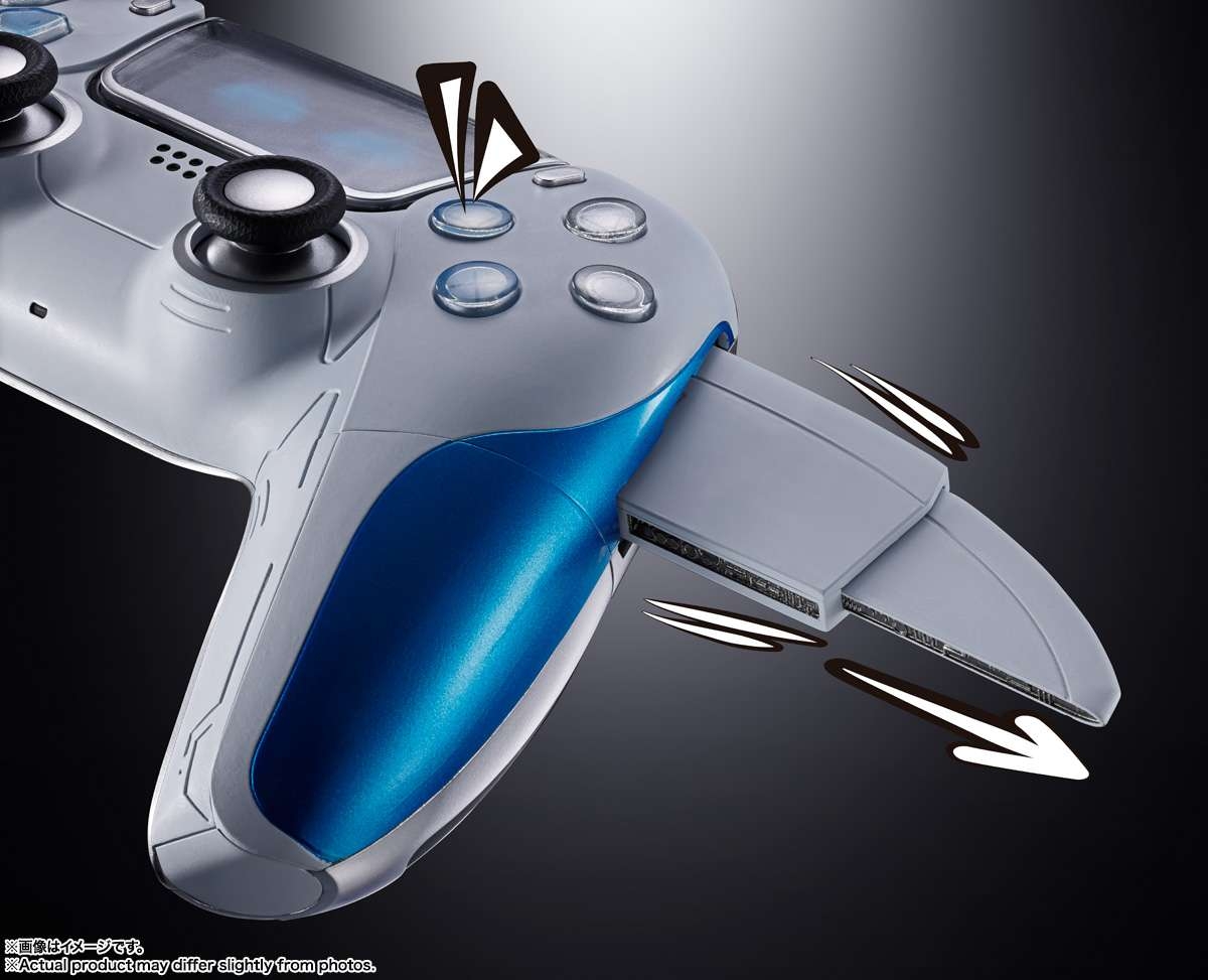 Astro Bot et Dual Speeder Chogokin par Bandai Tamashii Nations - figurine de 16 cm