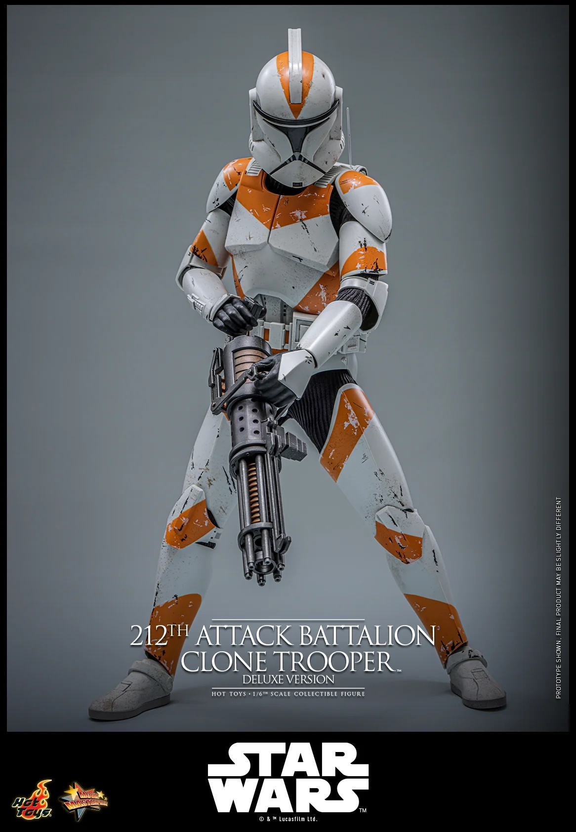 212th Attack Battalion Clone Trooper by Hot Toys - Deluxe - Star Wars 1/6 scale action figure - MMS852