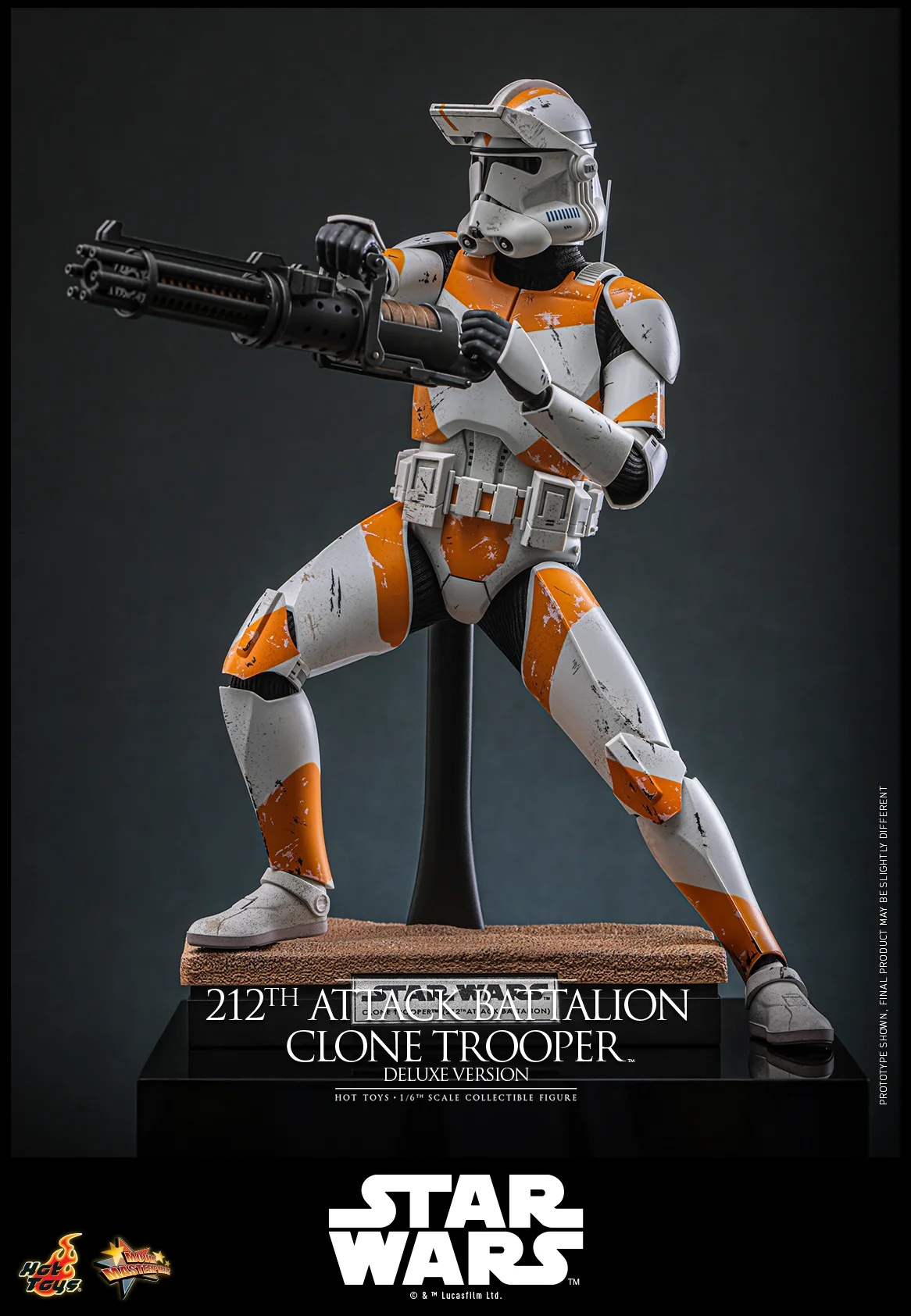 212th Attack Battalion Clone Trooper by Hot Toys - Deluxe - Star Wars 1/6 scale action figure - MMS852