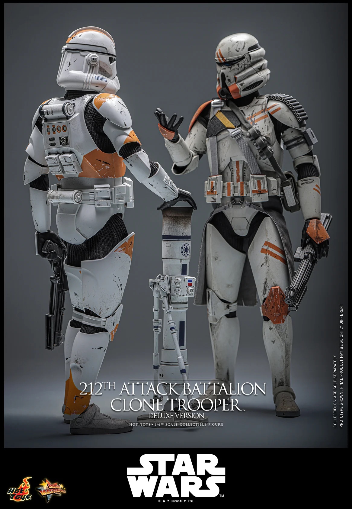 212th Attack Battalion Clone Trooper by Hot Toys - Deluxe - Star Wars 1/6 scale action figure - MMS852