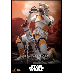 212th Attack Battalion Clone Trooper Deluxe par Hot Toys - figurine 1/6 Star Wars Episode III de 30 cm - MMS852