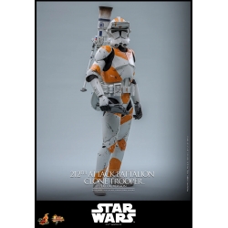 212th Attack Battalion Clone Trooper Deluxe par Hot Toys - figurine 1/6 Star Wars Episode III de 30 cm - MMS852