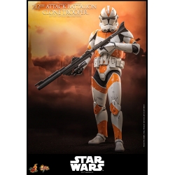 212th Attack Battalion Clone Trooper Collector par Hot Toys - figurine 1/6 Star Wars Episode III  de 30 cm - MMS851