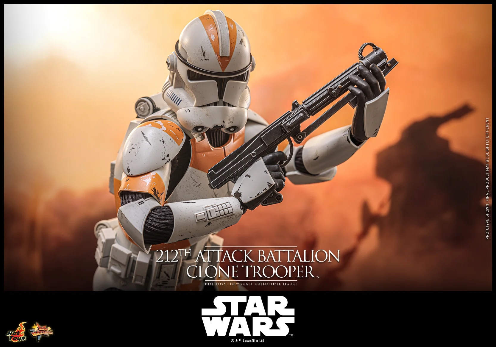 212th Attack Battalion Clone Trooper Collector par Hot Toys - figurine 1/6 Star Wars Episode III  de 30 cm - MMS851