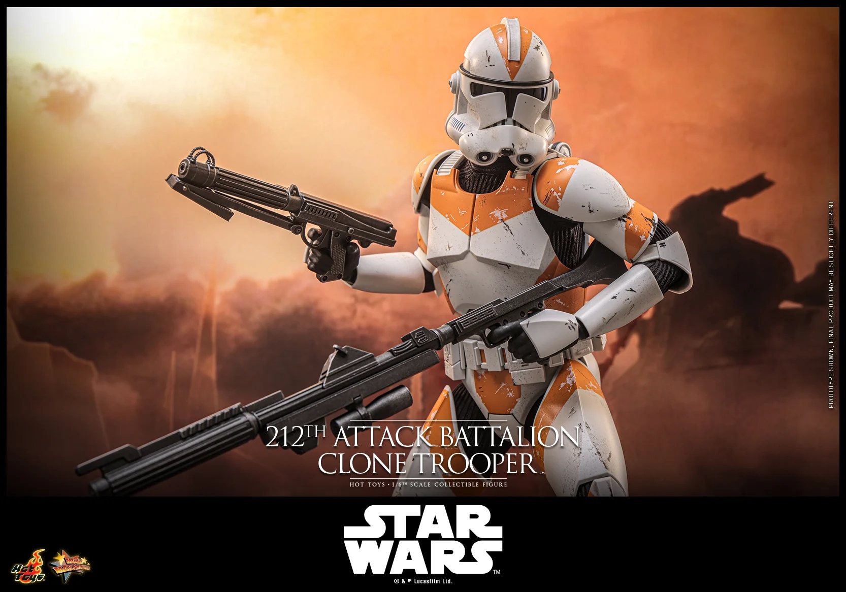 212th Attack Battalion Clone Trooper by Hot Toys - Collector - Star Wars 1/6 scale action figure - MMS851
