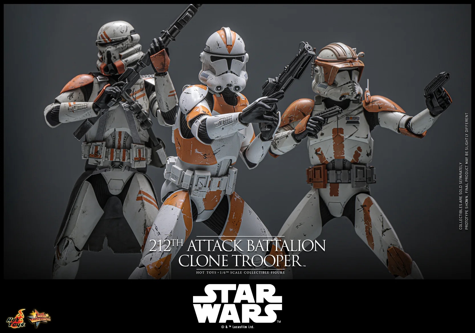 212th Attack Battalion Clone Trooper by Hot Toys - Collector - Star Wars 1/6 scale action figure - MMS851